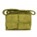 Chanel Green Mutton Leather Shoulder Hand Bag
