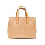 Louis Vuitton Reade PM Beige Noisette Vernis Leather Hand Bag