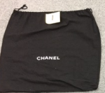 1 Chanel Black Dust Bag For Medium Bags