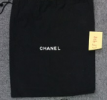 Chanel Black Dust bag for Medium Bags String Type