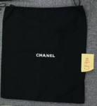 Chanel Black Dust bag for Medium Bags String Type
