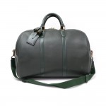 Louis Vuitton Kendall GM Green Taiga Leather Kendall Travel Handbag + Strap