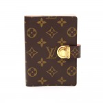 Louis Vuitton Agenda PM Koala Pink x Brown Monogram Canvas Agenda Cover