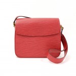 Louis Vuitton Byushi Red Epi Leather Shoulder Bag