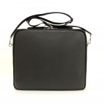Louis Vuitton Odessa Black Taiga Leather Large Laptop Briefcase Bag + Strap