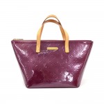 Louis Vuitton Bellevue PM Purple Violet Vernis Leather Hand Bag