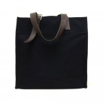 Hermes Etriviere Navy Canvas x Leather XL Tote Bag For Men