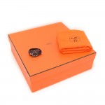 Hermes Orange Large Dust bag + Box + Ribbon Set for Bags