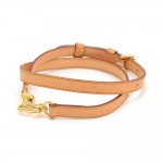 Louis Vuitton Brown Cowhide Leather Adjustable Shoulder Strap For Small Bags