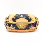 Louis Vuitton Marilyn Black Multicolor Monogram Canvas Hand Bag