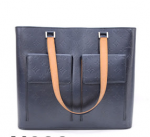 Louis Vuitton Willwood Blue Monogram Matt Leather Large Shoulder Bag