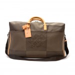 Louis Vuitton Sable Souverain Dark Brown Damier Geant Canvas Boston Bag