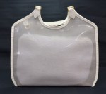 Louis Vuitton Plague Lagoon GM White Vinyl Beach Tote Hand Bag