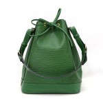 Vintage Louis Vuitton Noe Large Green Epi Leather Shoulder Bag