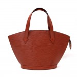 Vintage Louis Vuitton Saint Jacques PM Brown Kenyan Fawn Epi Leather Hand Bag