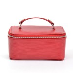 Louis Vuitton Red Epi Leather Jewelry Case F264