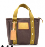 44 Louis Vuitton Cabas PM Dark Brown Antigua Canvas Hand Bag -  2006 Limited
