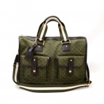 Louis Vuitton Sac Mary Kate 48H Khaki Mini Lin Monogram Large Bag + Strap