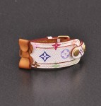 Louis Vuitton White Multicolor Monogram Porte Adresse Bracelet