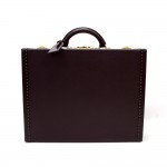 Louis Vuitton President Burgundy Taiga Leather Trunk Briefcase