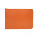 Vintage Louis Vuitton Poche Portfolio Gold Cipango Epi Leather Document Clutch Bag