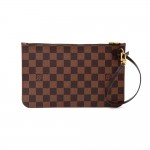 Louis Vuitton Ebene Damier Canvas Pouch For Neverfull GM Bag