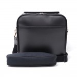 Louis Vuitton Black Taiga Leather Laptop Briefcase Bag + Strap