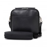 Louis Vuitton Black Taiga Leather Laptop Briefcase Bag + Strap