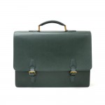 Louis Vuitton Tashkent Green Taiga Leather Briefcases