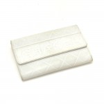 Chanel White Leather Bifold Wallet