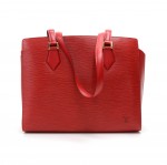 Vintage Louis Vuitton Dupleix Rouge Red Epi Leather Shoulder Bag
