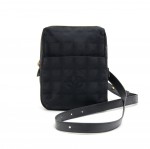Chanel  Travel Line Black Nylon Waist Bag