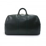 Vintage Louis Vuitton Kendall GM Green Taiga Leather Travel Bag