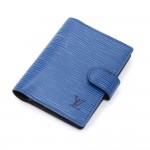 Vintage Louis Vuitton Blue Epi leather Mini Agenda Cover