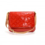 Louis Vuitton Thompson Street Red Vernis Leather Shoulder Bag