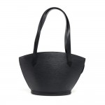 Louis Vuitton Saint Jacques PM Black Epi Leather Hand Bag