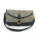 Louis Vuitton Marjorie Blue Monogram Mini Lin Shoulder Bag