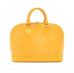 Vintage Louis Vuitton Alma Yellow Epi Leather Hand Bag