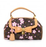 Louis Vuitton Sac Retro PM Cherry Blossom Monogram Canvas Murakami Hand Bag - 2003 Limited