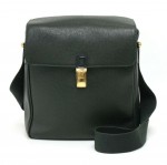 Louis Vuitton Yaranga Green Taiga Leather Messenger Bag