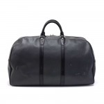 Louis Vuitton Kendall GM Black Taiga Leather Travel Bag