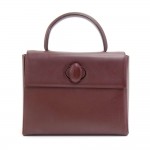 Cartier Must Line Burgundy Leather Handbag