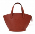 J151 Louis Vuitton Saint Jacques PM Brown Epi Leather Hand Bag