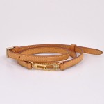 Louis Vuitton Brown Cowhide Leather Adjustable Shoulder Strap