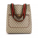 Gucci Accessory Collection GG Supreme Monogram Canvas Tote Bag