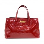 Louis Vuitton Willshire Red Vernis Leather Hand Bag