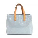 Louis Vuitton Reade PM Light Blue Vernis Leather Hand Bag