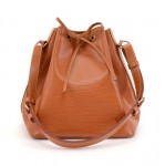 Vintage Louis Vuitton Petit Noe Cipango Gold Epi Leather Shoulder Bag