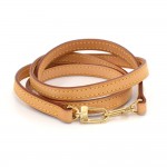 Louis Vuitton Brown Cowhide Leather Shoulder Strap For Small Bags
