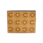 Chanel Beige Pony Hair COCO Logo Pouch Clutch- Rare Limited Ed.